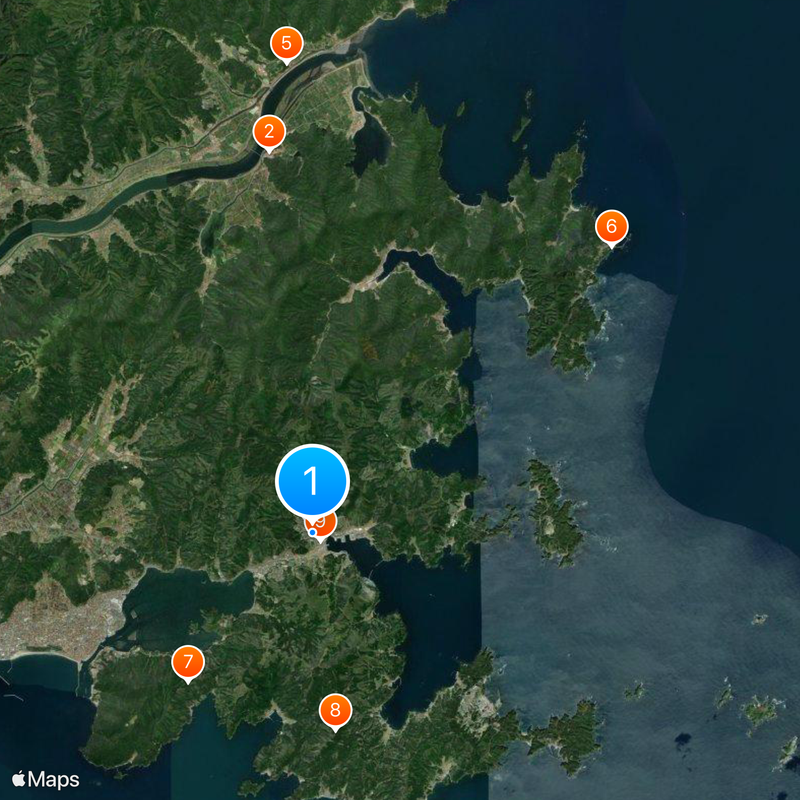 Onagawa Map