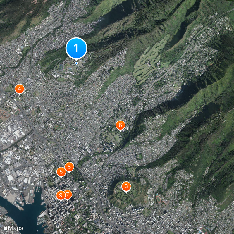 Kamehameha Schools Map