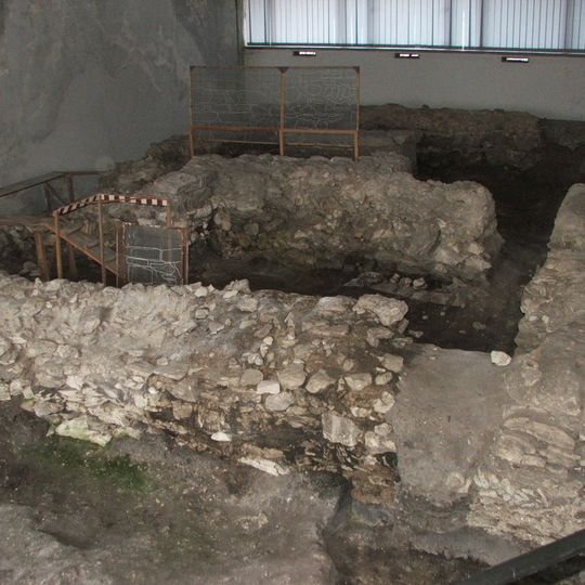 Foundations of the St. Nicholas church in Wiślica