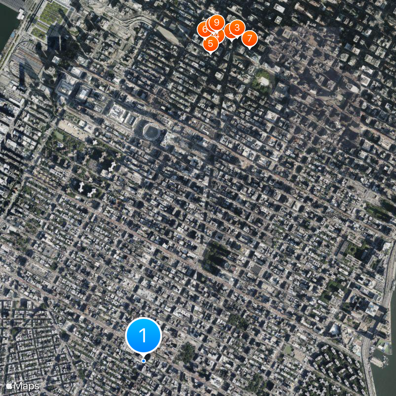 Parsons School of Design Mapa