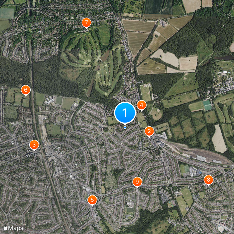 Cockfosters Map