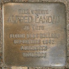 Stolperstein dedicated to Alfred Landau