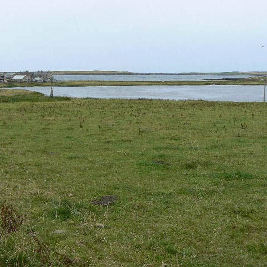 Loch of Ayre, broch at N end of,St Mary's
