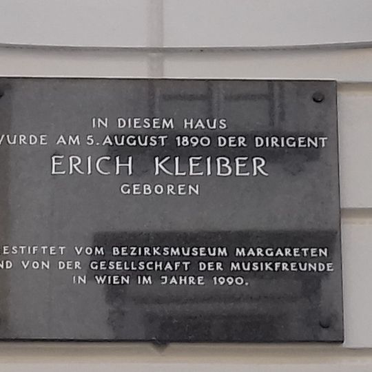 Gedenktafel für Erich Kleiber