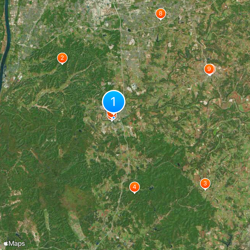 Shepherdsville Map