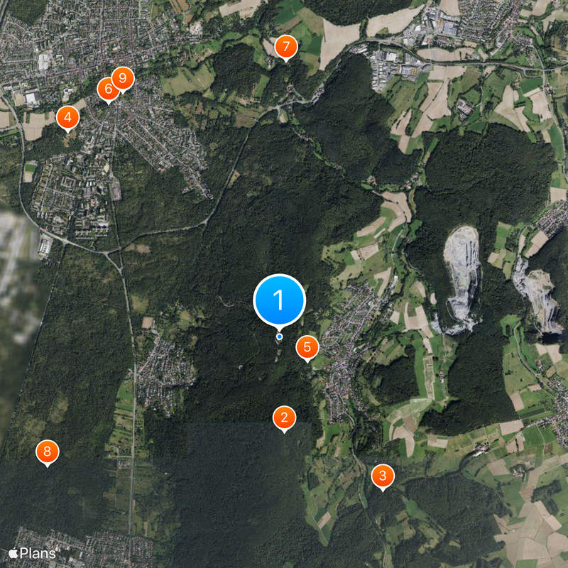 Frankenstein Castle Map