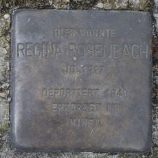 Stolperstein dedicated to Regina Rosenbach