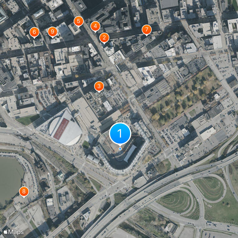 Progressive Field Map