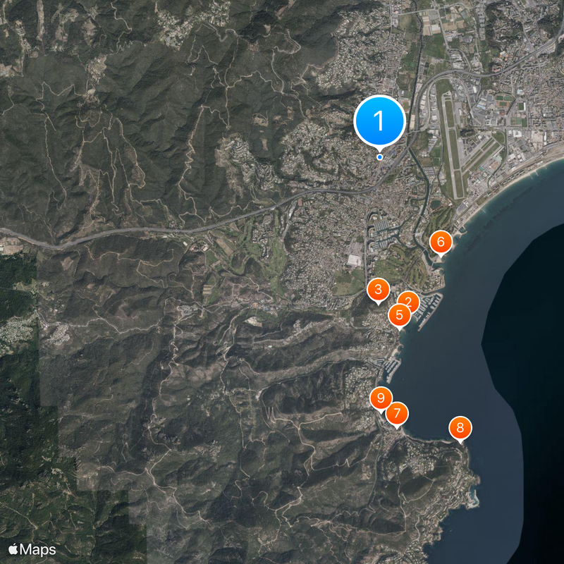 Mandelieu-la-Napoule Kaart