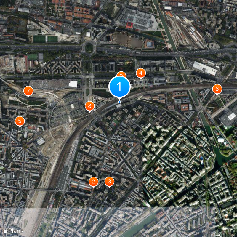 Petite Ceinture Mapa