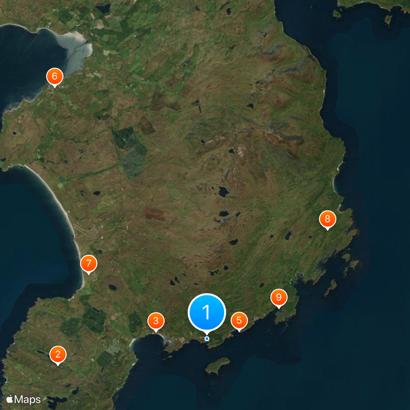 Laphroaig distillery Map
