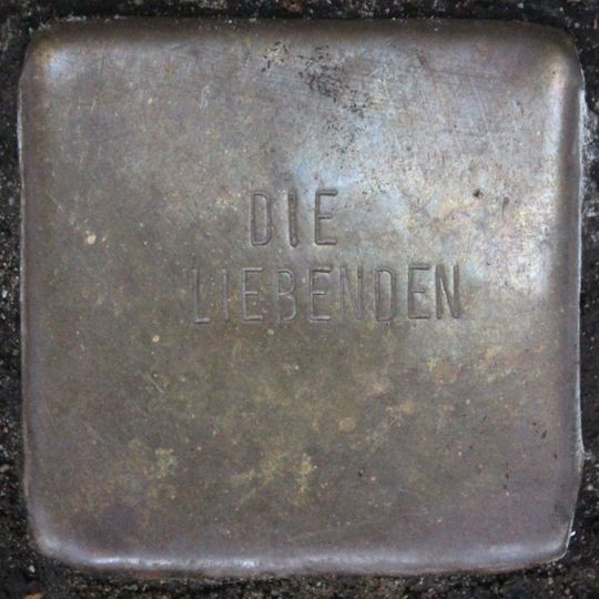 Stolperstein für die Liebenden Hertha und Simon Parnass