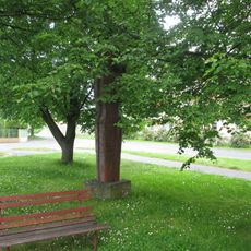 Plastika v Horažďovicích v Palackého ulici