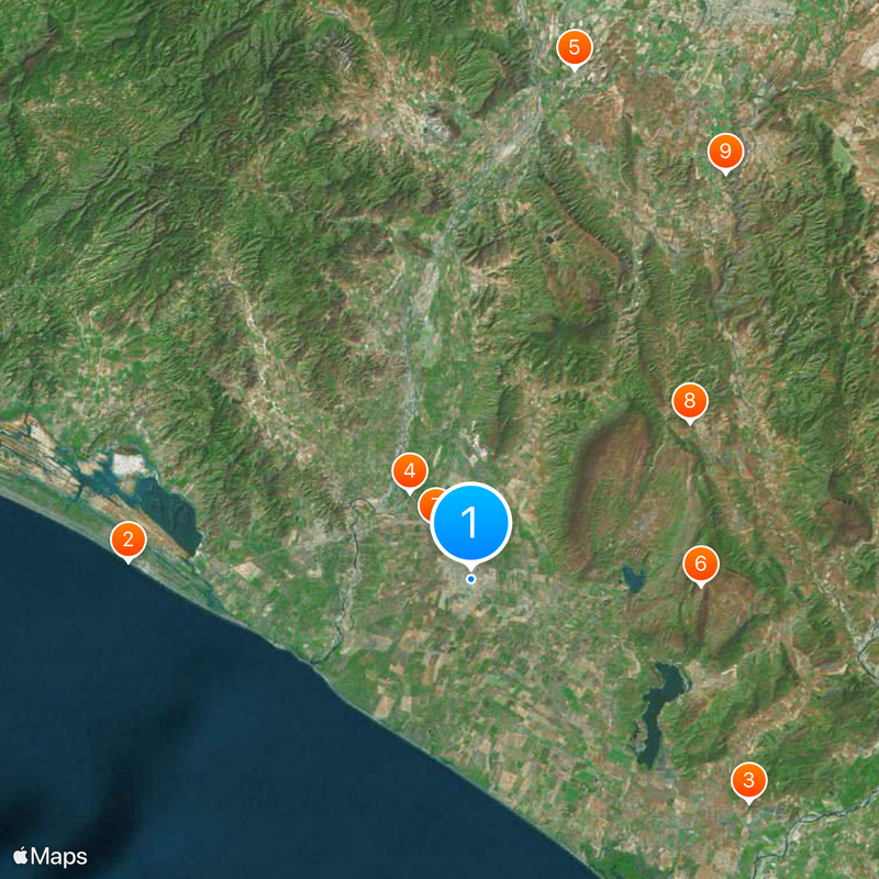 Tecomán Map