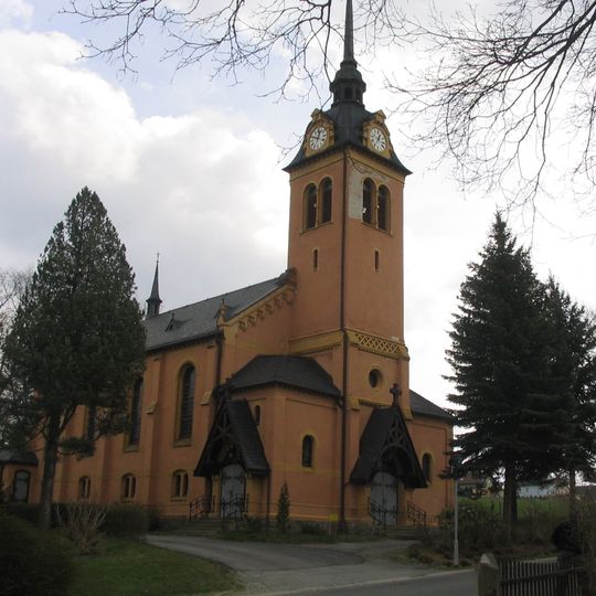 Kirche und Friedhof Börnichen Dorfstraße 45