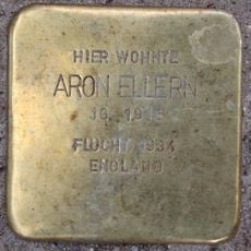 Stolperstein dedicated to Aron Ellern