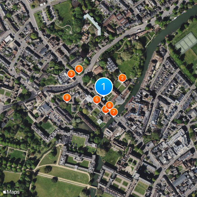 Magdalene College Map
