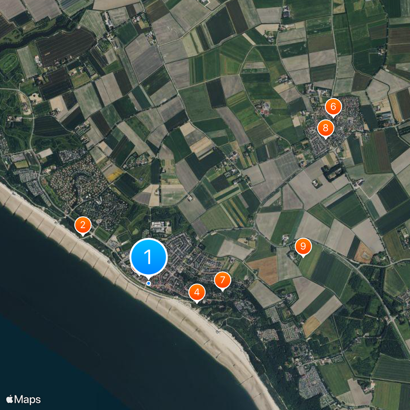 Zoutelande Map
