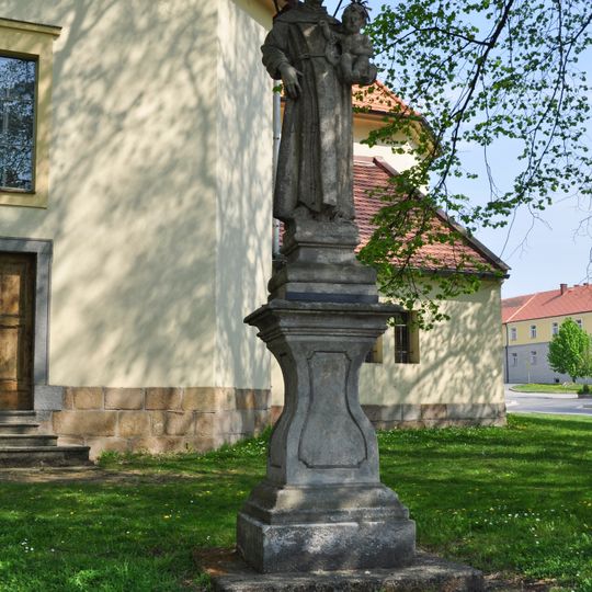 Socha svatého Antonína ve Spáleném Poříčí