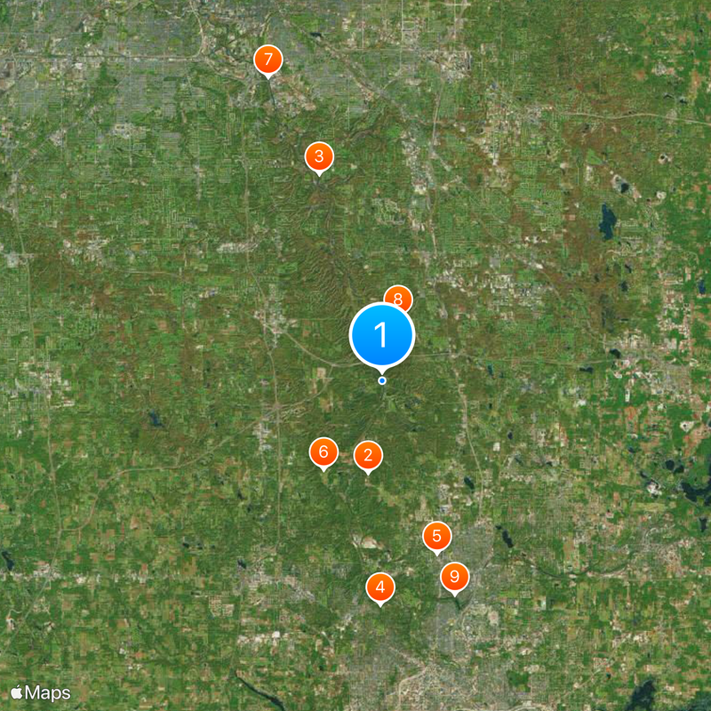 Cuyahoga Valley National Park Map