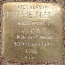 Stolperstein dedicated to Edith Seidler