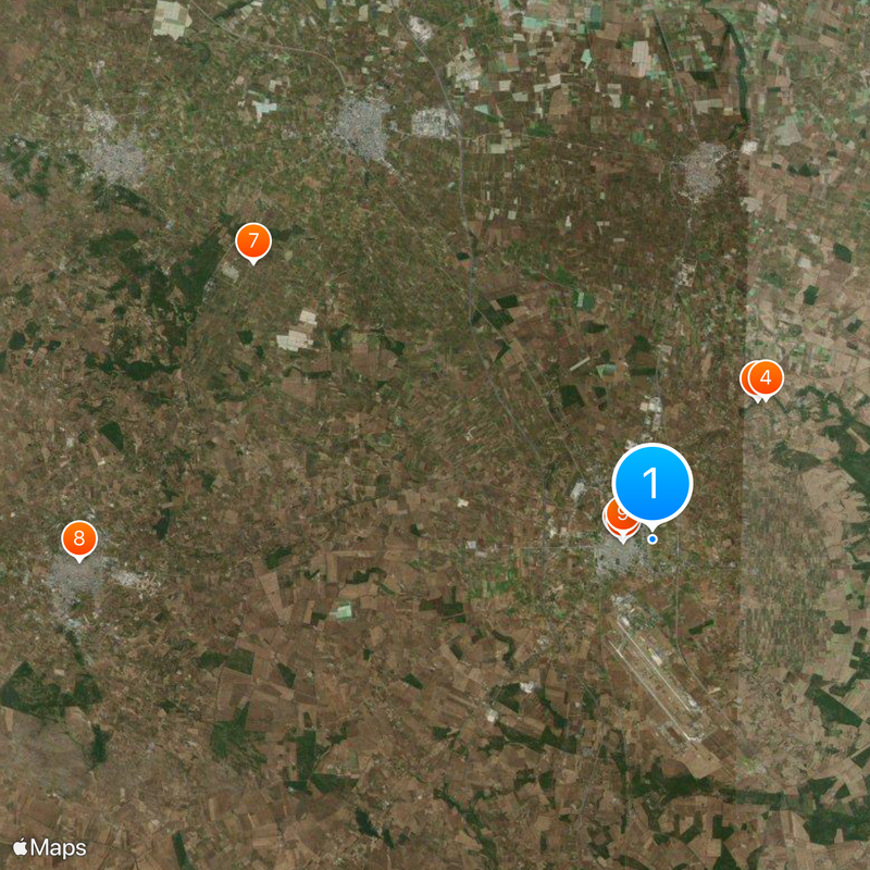 Gioia del Colle Mappa