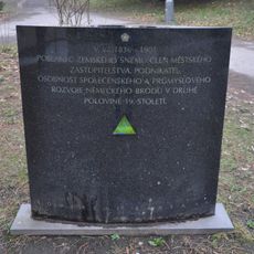 Plaque to Vojtěch Weidenhoffer