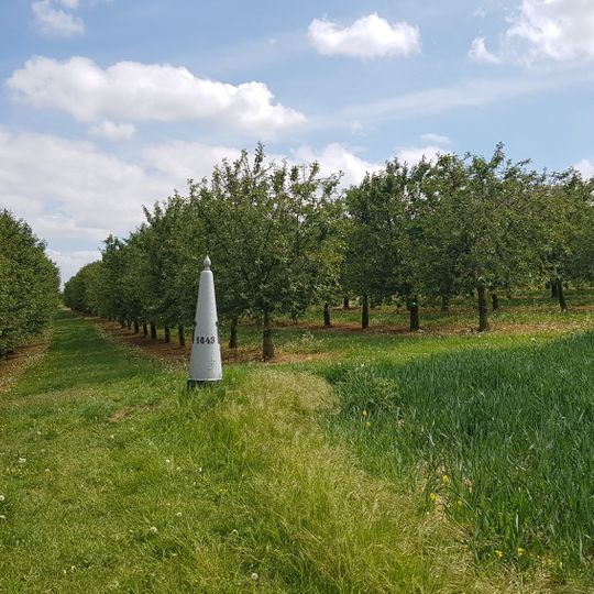 Belgium-Netherlands boundary stone no. 75