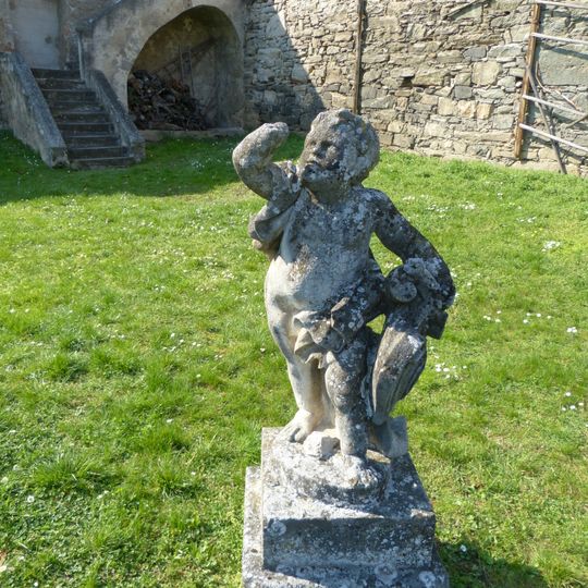 Puttenfiguren Pfarrhofgarten Spitz