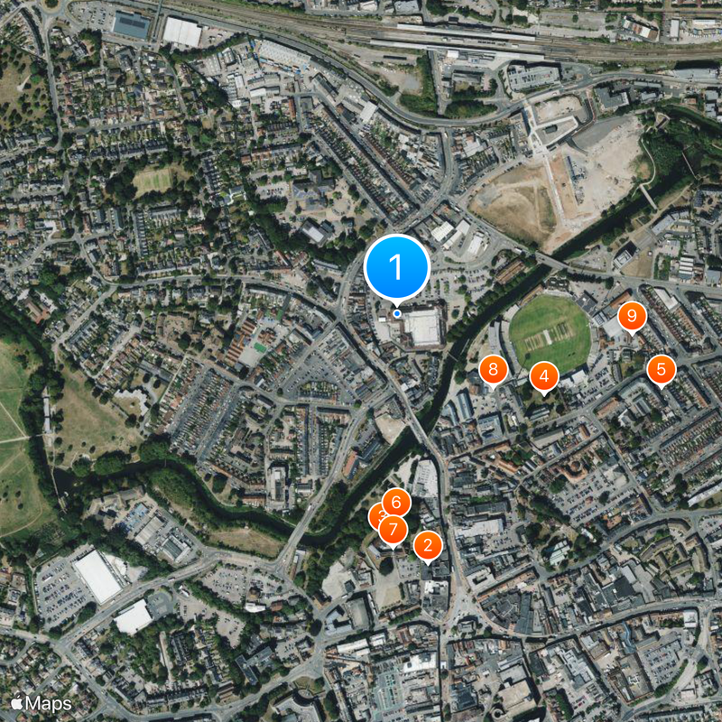 County Ground Map