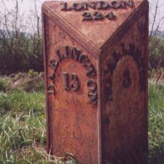 Milestone, S of jct with minor road to Danby Wiske & Catterick