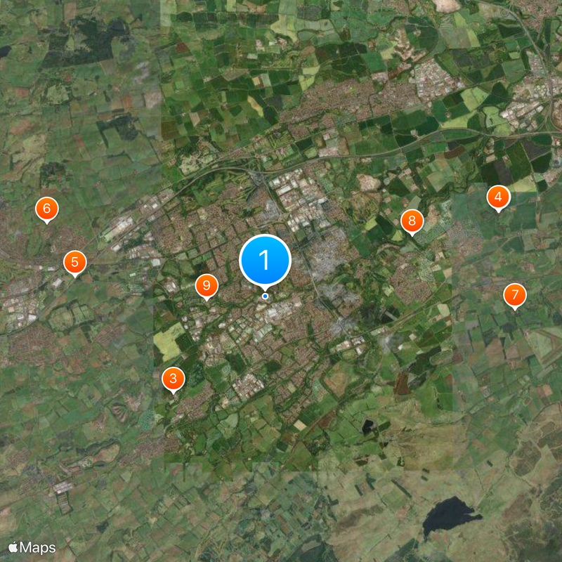 Almondvale Stadium Map