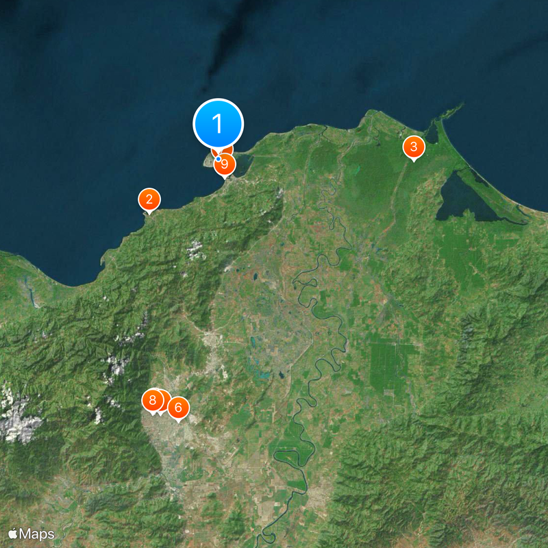 Puerto Cortés Kaart