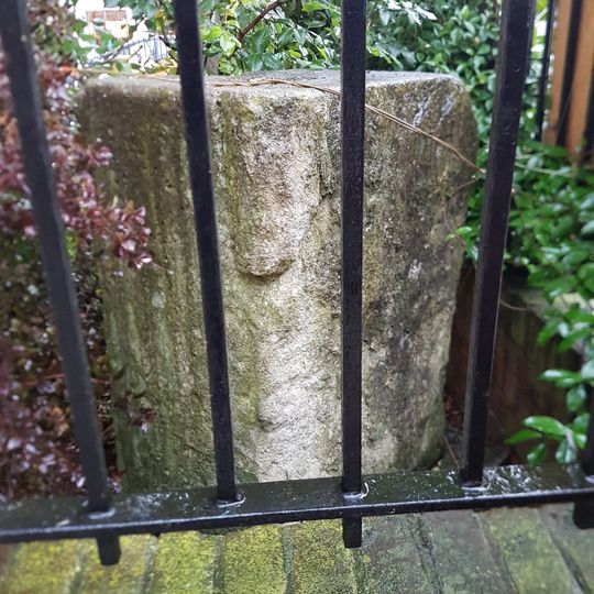 Roman Altar In Forecourt Of Number 1