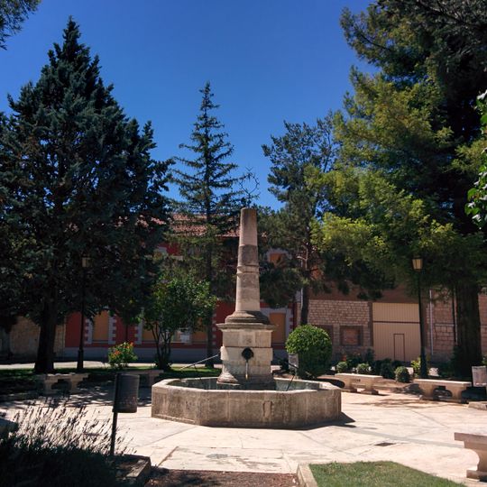 Fuente en plaza Mayor