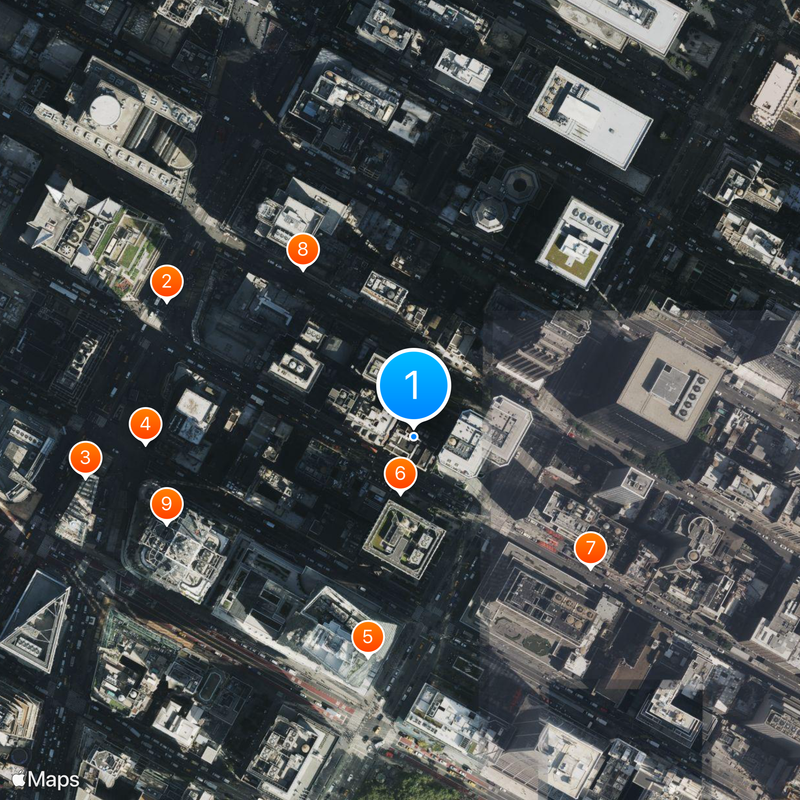 Belasco Theatre Mappa