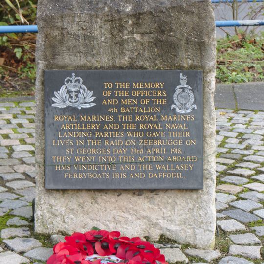 Zeebrugge memorial, Seacombe Ferry