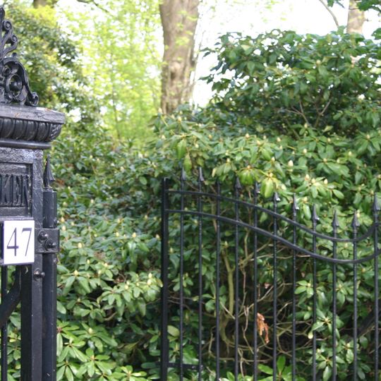 Beukenhorst, toegangshek aan de Zijdeweg