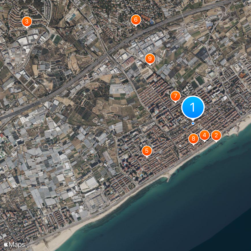 Vilassar de Mar Mapa