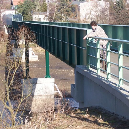 Lávka přes vodní nádrž České údolí