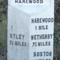 Milestone Approximately 50 Metres West Of Junction With Harrogate Road