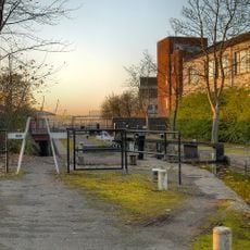 Ashton Canal Lock Number 9 Immediately East Of Clayton Lane Bridge