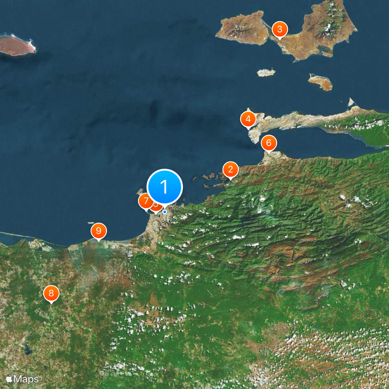 Puerto La Cruz Map