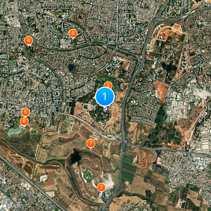 Ramat Gan Safari Mapa