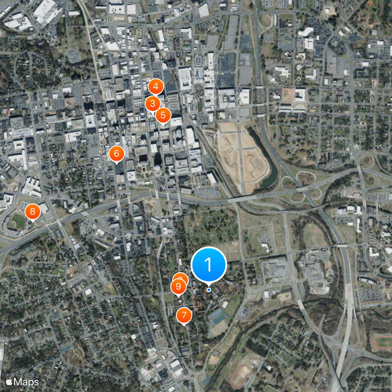 Salem College Map