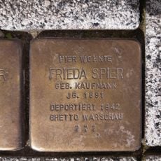 Stolperstein à la mémoire de Frieda Spier