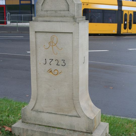Polish-Saxon Post Milestone Zschertnitz