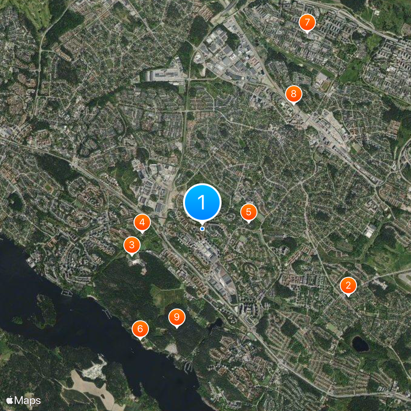 Vällingby Map