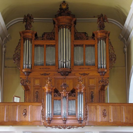 Orgue de tribune de l'église de l'Assomption-de-la-Bienheureuse-Vierge-Marie de Bergheim