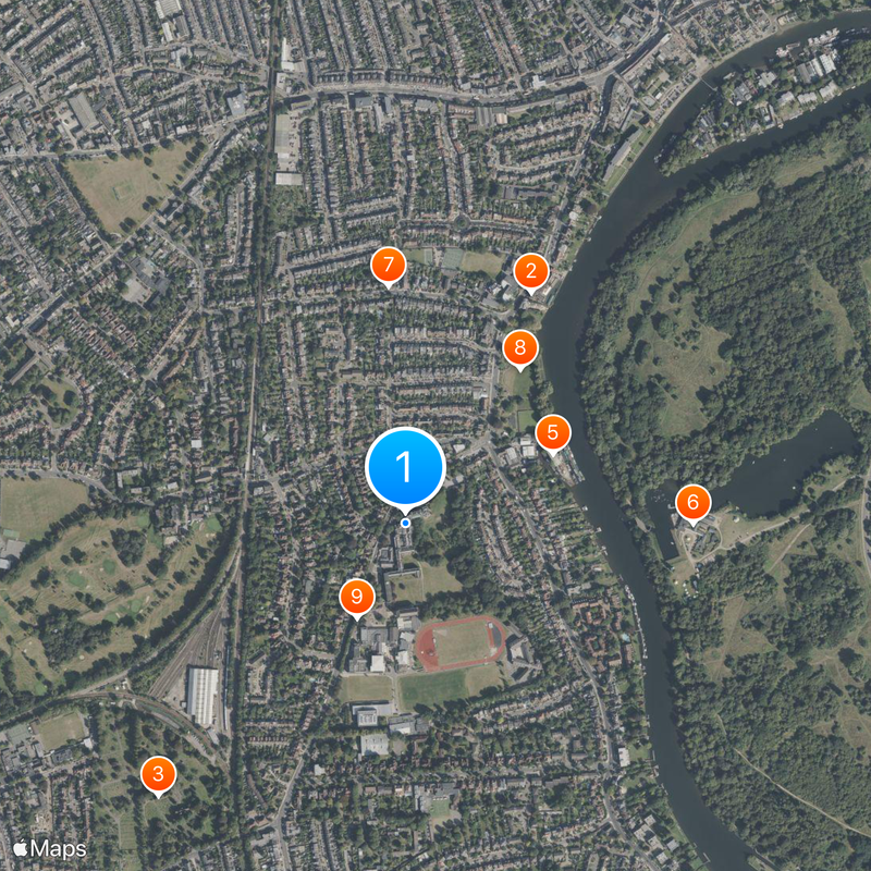 Villa di Strawberry Hill Mappa